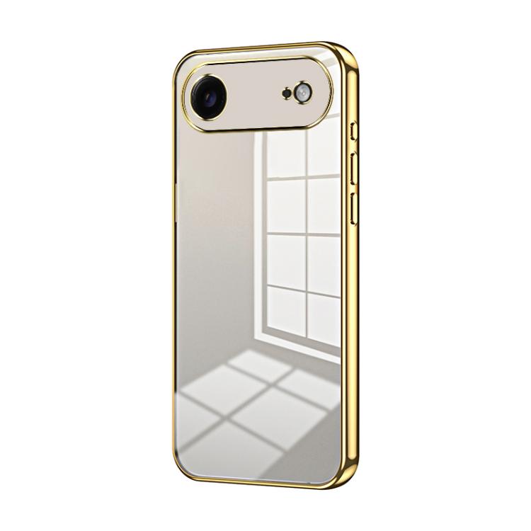 Capa de telemóvel transparente com orifícios finos e revestimento, para iPhone 17e / 16e, para iPhone 17 Pro Max, para iPhone 17 Pro, para iPhone 17, para iPhone Air, para iPhone 16 Pro Max