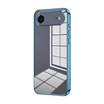 Capa de telemóvel transparente com orifícios finos e revestimento, para iPhone 17e / 16e, para iPhone 17 Pro Max, para iPhone 17 Pro, para iPhone 17, para iPhone Air, para iPhone 16 Pro Max
