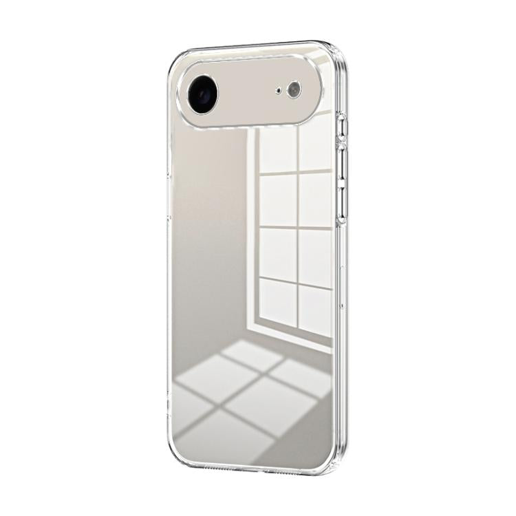 Capa de telemóvel transparente com orifícios finos e revestimento, para iPhone 17e / 16e, para iPhone 17 Pro Max, para iPhone 17 Pro, para iPhone 17, para iPhone Air, para iPhone 16 Pro Max