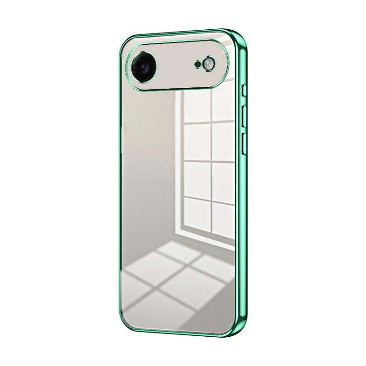 Capa de telemóvel transparente com orifícios finos e revestimento, para iPhone 17e / 16e, para iPhone 17 Pro Max, para iPhone 17 Pro, para iPhone 17, para iPhone Air, para iPhone 16 Pro Max