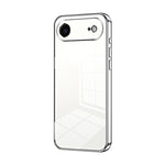 Capa de telemóvel transparente com orifícios finos e revestimento, para iPhone 17e / 16e, para iPhone 17 Pro Max, para iPhone 17 Pro, para iPhone 17, para iPhone Air, para iPhone 16 Pro Max