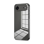 Capa de telemóvel transparente com orifícios finos e revestimento, para iPhone 17e / 16e, para iPhone 17 Pro Max, para iPhone 17 Pro, para iPhone 17, para iPhone Air, para iPhone 16 Pro Max