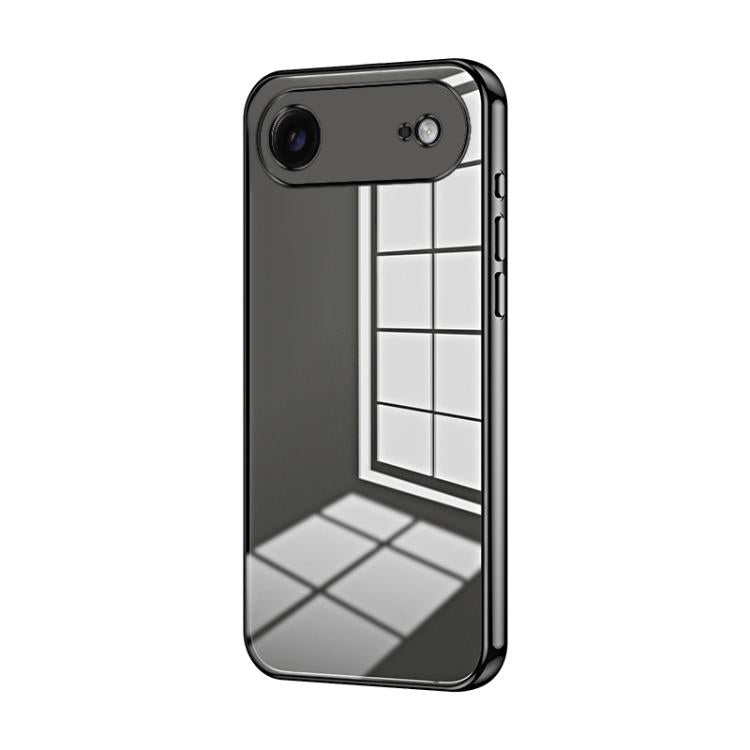 Capa de telemóvel transparente com orifícios finos e revestimento, para iPhone 17e / 16e, para iPhone 17 Pro Max, para iPhone 17 Pro, para iPhone 17, para iPhone Air, para iPhone 16 Pro Max