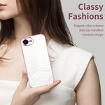 Capa de telemóvel transparente com orifícios finos e revestimento, para iPhone 17e / 16e, para iPhone 17 Pro Max, para iPhone 17 Pro, para iPhone 17, para iPhone Air, para iPhone 16 Pro Max