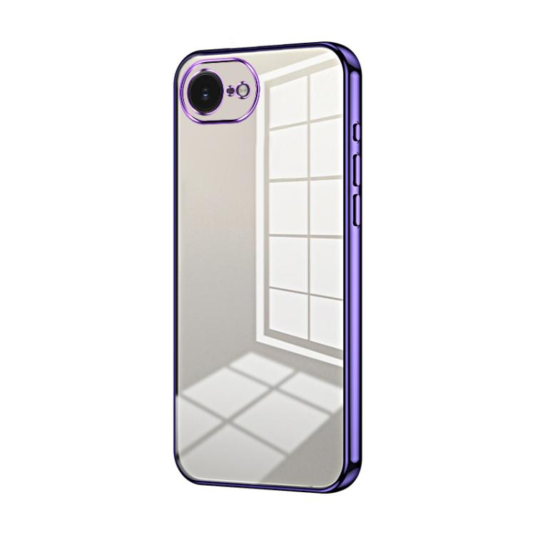 Capa de telemóvel transparente com orifícios finos e revestimento, para iPhone 17e / 16e, para iPhone 17 Pro Max, para iPhone 17 Pro, para iPhone 17, para iPhone Air, para iPhone 16 Pro Max