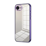 Capa de telemóvel transparente com orifícios finos e revestimento, para iPhone 17e / 16e, para iPhone 17 Pro Max, para iPhone 17 Pro, para iPhone 17, para iPhone Air, para iPhone 16 Pro Max