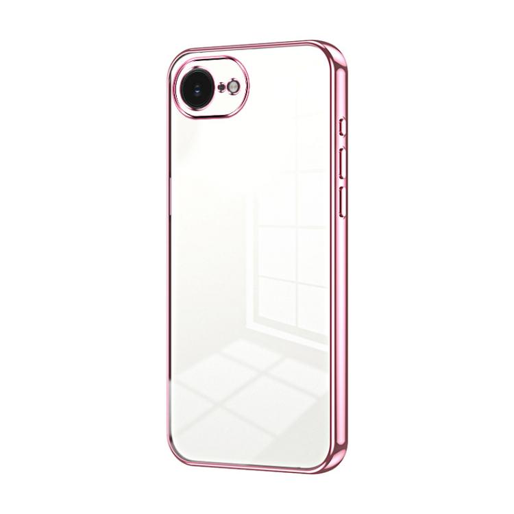 Capa de telemóvel transparente com orifícios finos e revestimento, para iPhone 17e / 16e, para iPhone 17 Pro Max, para iPhone 17 Pro, para iPhone 17, para iPhone Air, para iPhone 16 Pro Max