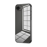 Capa de telemóvel transparente com orifícios finos e revestimento, para iPhone 17e / 16e, para iPhone 17 Pro Max, para iPhone 17 Pro, para iPhone 17, para iPhone Air, para iPhone 16 Pro Max