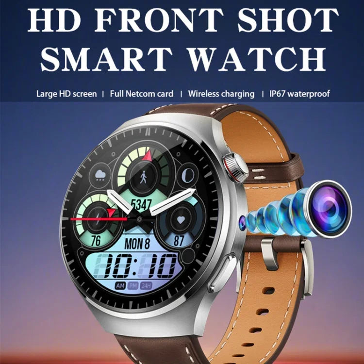 Smartwatch com Câmara Frontal de 1,53 polegadas, Suporte a Voz AI / Cartão SIM, 2GB+32GB