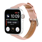 Pulseira de Relógio em Pele de Crocodilo Slim, Para Apple Watch Series 8 41mm, Para Apple Watch Series 8 45mm, Para Apple Watch SE 2022 40mm, Para Apple Watch SE 2022 44mm, Para Apple Watch Series 7 41mm, Para Apple Watch Series 7 45mm