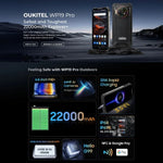 Oukitel WP19 Pro, 6,8 polegadas MediaTek Helio G99 Octa-core, NFC, Rede: 4G, WP19 Pro 8GB+256GB