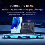 Tablet robusto OUKITEL RT7 TITAN 4G rede IP68/IP69K, 10,1 polegadas Android 13 MediaTek MT8788 Octa Core, suporte Dual SIM, ficha EU, RT7 4G 8GB+256GB