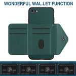 Capa de telemóvel com bolsa para cartões de textura rombica RFID com cordão longo, para iPhone SE 2022 / SE 2020, para iPhone 13 Pro Max, para iPhone 13 Pro, para iPhone 13, para iPhone 13 mini, para iPhone 12, para iPhone 12 Pro Max, para iPhone 12 Pro