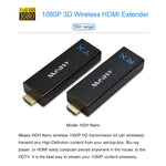 Transmissor e Recetor Extensor de Áudio e Vídeo HDMI Sem Fios Measy W2H Nano 1080P HDMI 1.4 3D, Distância de Transmissão: 30m, Plugue US, Plugue EU, Plugue AU, Plugue UK