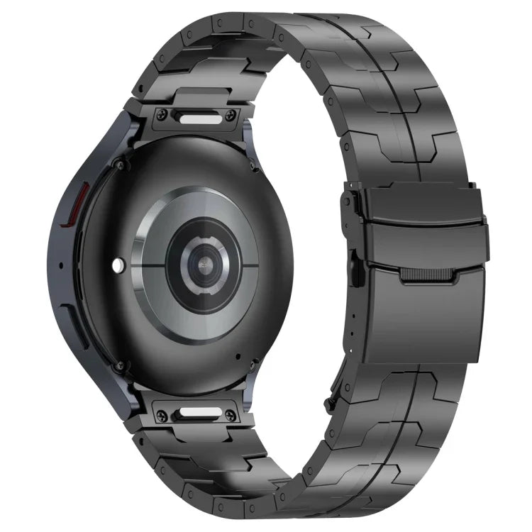 Button Style Stainless Steel Watch Band, For Samsung Galaxy Watch 6 / 6 Classic
