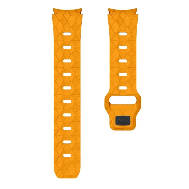 Pulseira de Silicone com Fecho Reversível e Padrão de Futebol, Para Samsung Galaxy Watch 6 / 6 Classic