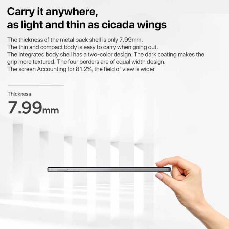 Tablet Lenovo K9 WiFi, 9 polegadas Android 12, MediaTek Helio G80 Octa Core, suporte a identificação facial, K9 WiFi