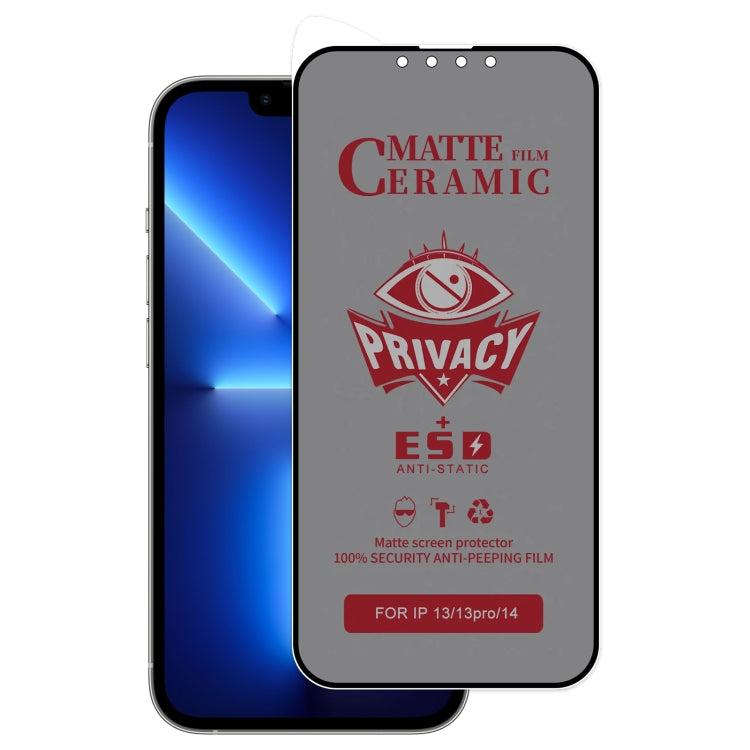 Filme Cerâmico Fosco de Privacidade de Cobertura Total, Para iPhone 17e / 16e / 14 / 13 Pro / 13, Para iPhone 17 Pro Max, Para iPhone 17 Pro, Para iPhone 17, Para iPhone Air, Para iPhone 16 Pro Max, Para iPhone 16 Pro, Para iPhone 16 Plus, Para iPhone 16