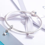 Acessórios DIY para Pulseira e Colar com Contas de Rapaz Inteligente da Vida Perfeita em Prata Esterlina S925