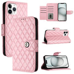 Capa de telemóvel em pele com textura rombica e flip com cordão, para iPhone 11, iPhone 11 Pro, iPhone XS / X, iPhone XR, iPhone XS Max, iPhone 8 Plus / 7 Plus / 6s Plus