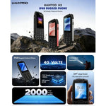 HAMTOD H3 Telefone Rugged, 2,8 polegadas T107 ARM CortexTM A7 Quad-core 1,0GHz, Rede: 4G, VoLTE, BT, SOS, Versão UE