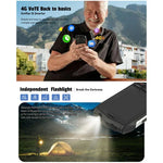 HAMTOD H3 Telefone Rugged, 2,8 polegadas T107 ARM CortexTM A7 Quad-core 1,0GHz, Rede: 4G, VoLTE, BT, SOS, Versão UE