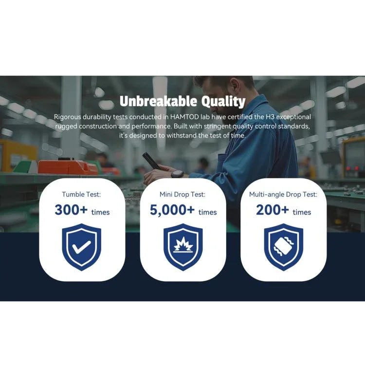 HAMTOD H3 Telefone Rugged, 2,8 polegadas T107 ARM CortexTM A7 Quad-core 1,0GHz, Rede: 4G, VoLTE, BT, SOS, Versão UE