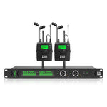 Sistema profissional de monitorização intra-auricular sem fios de 2 canais XTUGA RW2090 para palco 2 em 1, ficha US, ficha EU, ficha AU, ficha UK