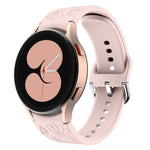 Correia de Relógio em Silicone com Relevo de Flor de Borboleta, Para Samsung Galaxy Watch 6