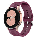 Sunflower Pattern Embossed Silicone Watch Band, For Samsung Galaxy Watch 6