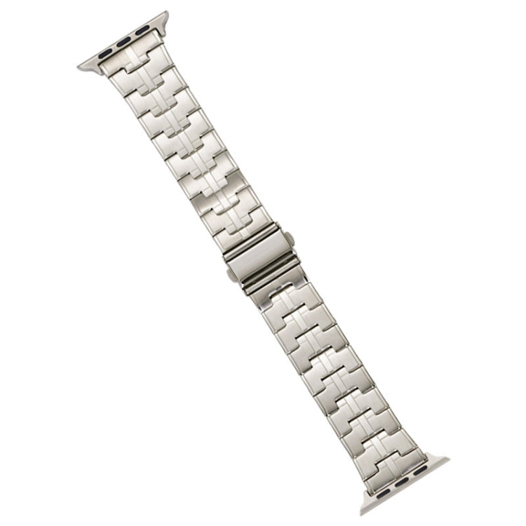 Pulseira de relógio em aço inoxidável, para Apple Watch SE 2023 44mm, para Apple Watch SE 2023 40mm, para Apple Watch Ultra 2 49mm