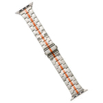 Correia de relógio em aço inoxidável, para Apple Watch Series 6 44mm, para Apple Watch Series 5 44mm, para Apple Watch Series 5 40mm