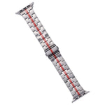 Correia de relógio em aço inoxidável, para Apple Watch Series 6 44mm, para Apple Watch Series 5 44mm, para Apple Watch Series 5 40mm