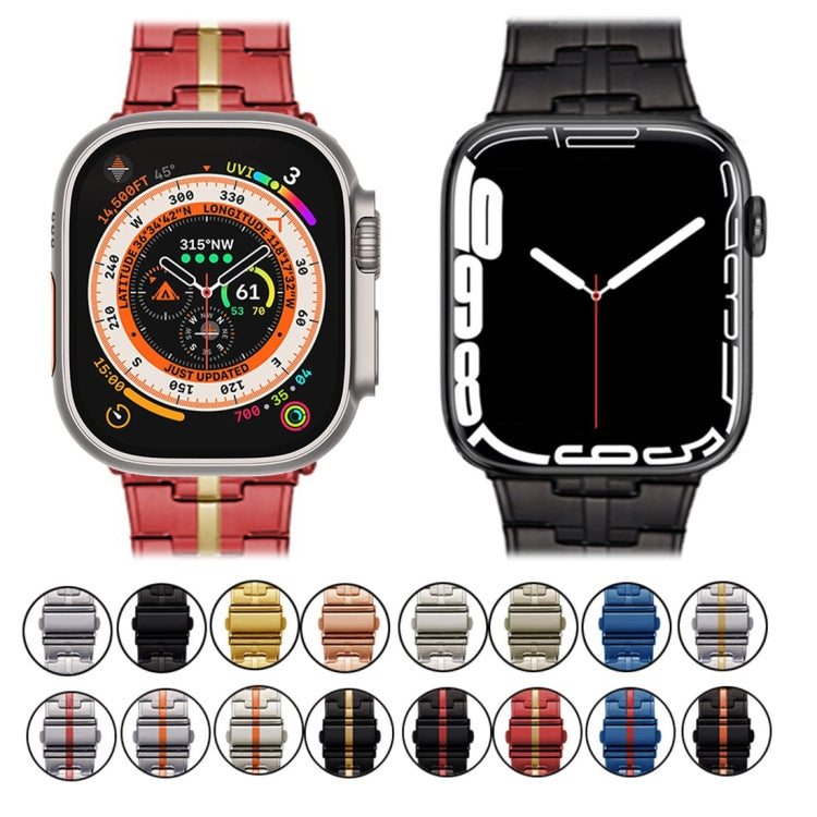 Pulseira de relógio em aço inoxidável, para Apple Watch Series 8 41mm, para Apple Watch Series 8 45mm, para Apple Watch SE 2022 40mm