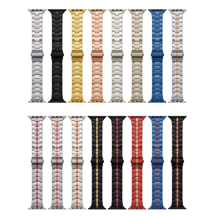 Pulseira de relógio em aço inoxidável, para Apple Watch SE 2023 44mm, para Apple Watch SE 2023 40mm, para Apple Watch Ultra 2 49mm