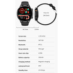 QS40 1.39 inch BT5.2 Smart Sport Watch, Support Bluetooth Call / Sleep / Blood Oxygen / Temperature / Heart Rate / Blood Pressure Health Monitor