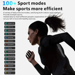 Relógio Desportivo Inteligente QX7 Pro BT5.2 de 2,0 polegadas, Suporta Chamadas Bluetooth / Sono / Açúcar no Sangue / Oxigénio no Sangue / Temperatura / Frequência Cardíaca / Monitor de Pressão Arterial