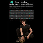 Relógio Desportivo Inteligente QX9 BT5.2 de 1,96 polegadas, Suporta Chamadas Bluetooth / Sono / Oxigénio no Sangue / Frequência Cardíaca / Monitor de Pressão Arterial