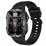 Relógio Desportivo Inteligente QX11 BT5.2 de 1,96 polegadas, Suporta Chamadas Bluetooth / Sono / Oxigénio no Sangue / Frequência Cardíaca / Monitor de Pressão Arterial