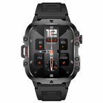 Relógio Desportivo Inteligente QX11 BT5.2 de 1,96 polegadas, Suporta Chamadas Bluetooth / Sono / Oxigénio no Sangue / Frequência Cardíaca / Monitor de Pressão Arterial