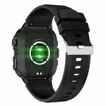 Relógio Desportivo Inteligente QX11 BT5.2 de 1,96 polegadas, Suporta Chamadas Bluetooth / Sono / Oxigénio no Sangue / Frequência Cardíaca / Monitor de Pressão Arterial
