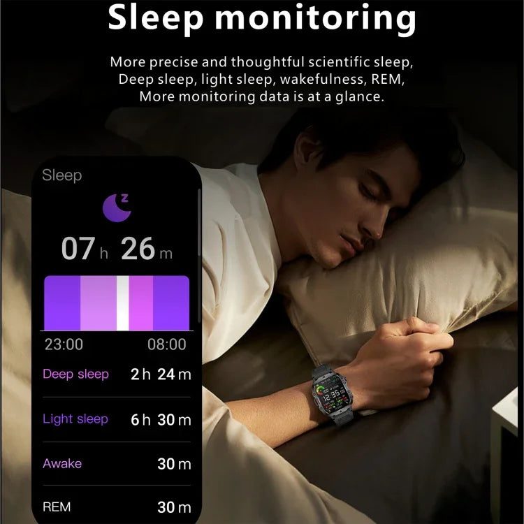 Relógio Desportivo Inteligente QX11 BT5.2 de 1,96 polegadas, Suporta Chamadas Bluetooth / Sono / Oxigénio no Sangue / Frequência Cardíaca / Monitor de Pressão Arterial