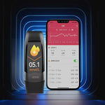Pulseira Inteligente SPOVAN H02 Pro com Ecrã TFT HD de 1,14 polegadas, Suporta Monitorização da Frequência Cardíaca / Monitorização da Glicose no Sangue