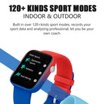 Relógio Inteligente Bluetooth P43 com Ecrã TFT de 1,8 polegadas, Suporta Monitorização da Frequência Cardíaca e Mais de 100 Modos Desportivos