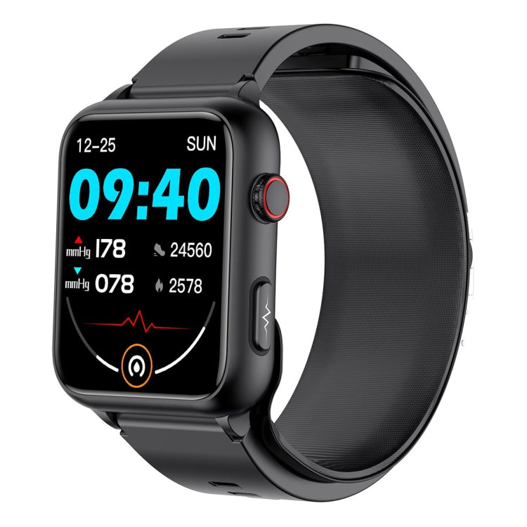 Relógio Inteligente TK63 com Ecrã a Cores de 1,91 polegadas e Bomba de Ar, Suporta Monitorização da Pressão Arterial / ECG