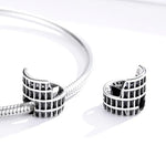 Acessórios DIY para Pulseira e Colar com Contas do Coliseu em Prata Esterlina S925