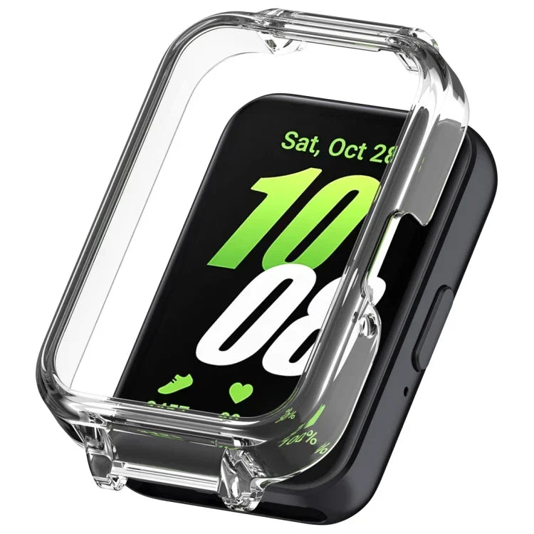 Capa Protetora de Relógio em PC com Cobertura Parcial e Vazado de 12mm, Para Samsung Galaxy Fit 3