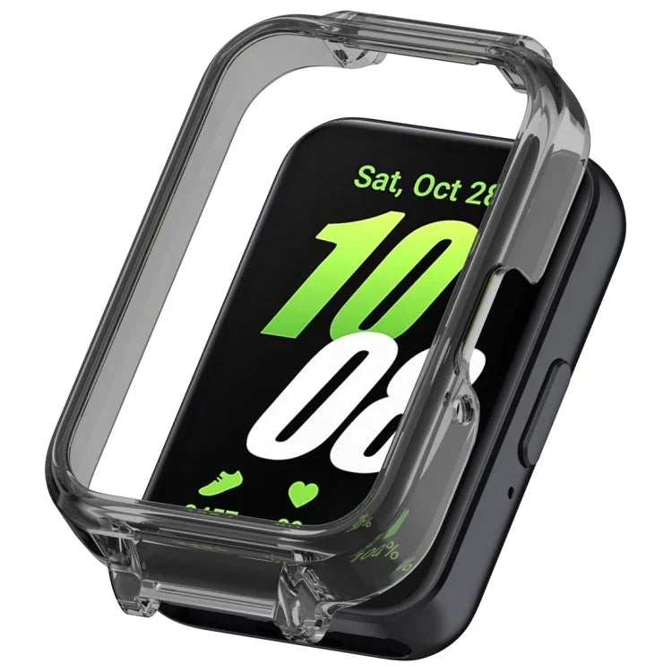 Capa Protetora de Relógio em PC com Cobertura Parcial e Vazado de 12mm, Para Samsung Galaxy Fit 3