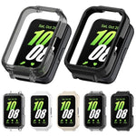 Capa Protetora de Relógio em PC com Cobertura Parcial e Vazado de 12mm, Para Samsung Galaxy Fit 3