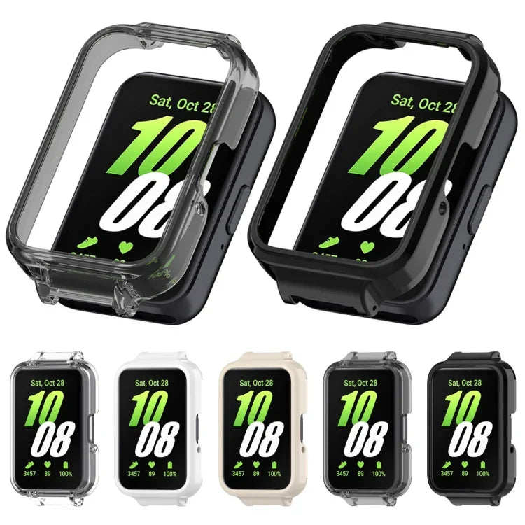 Capa Protetora de Relógio em PC com Cobertura Parcial e Vazado de 12mm, Para Samsung Galaxy Fit 3